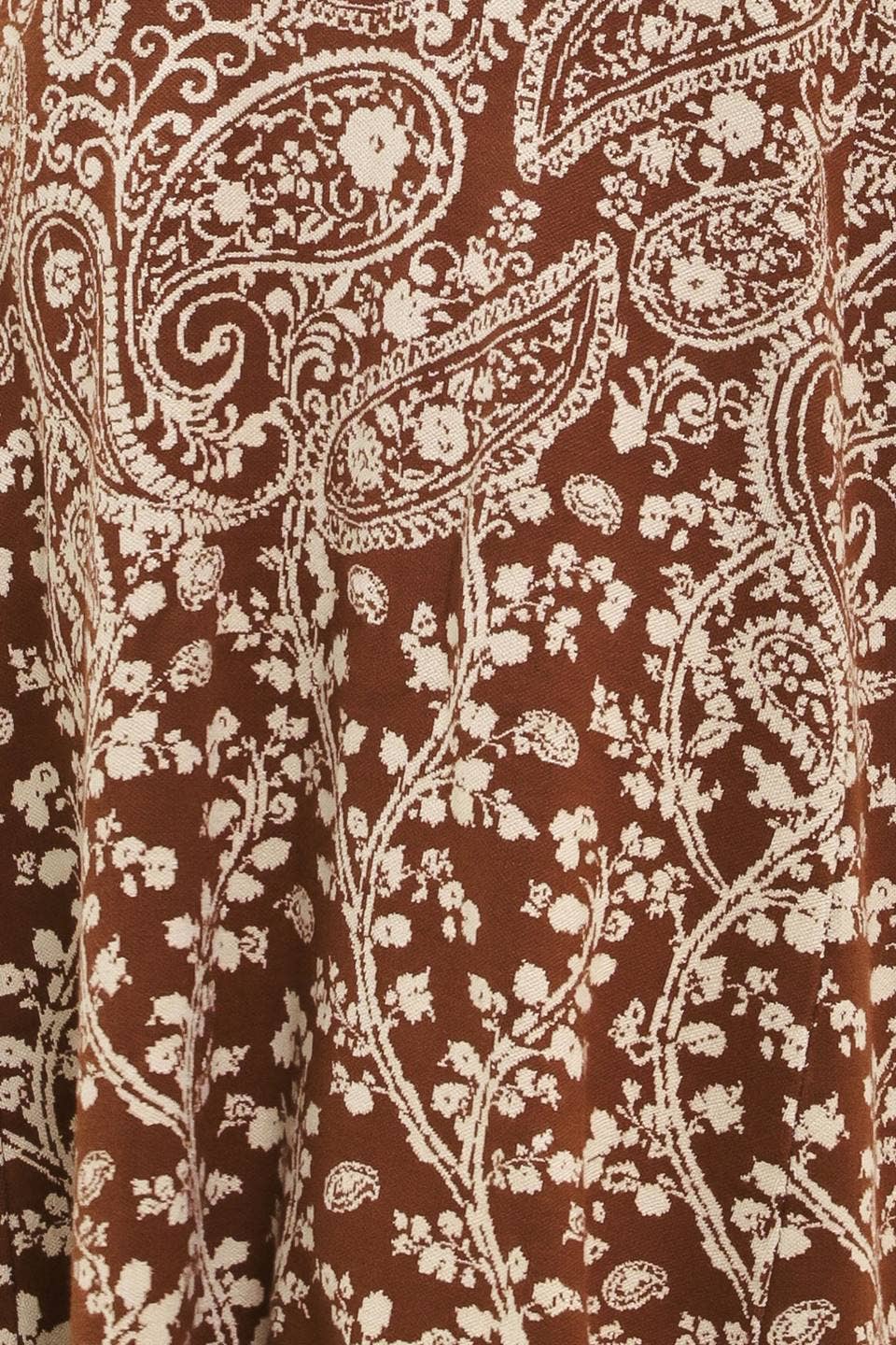 Cocoa Paisley Maxi Dress