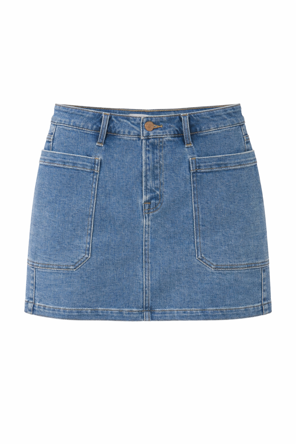 High Rise Cargo Mini Skirt