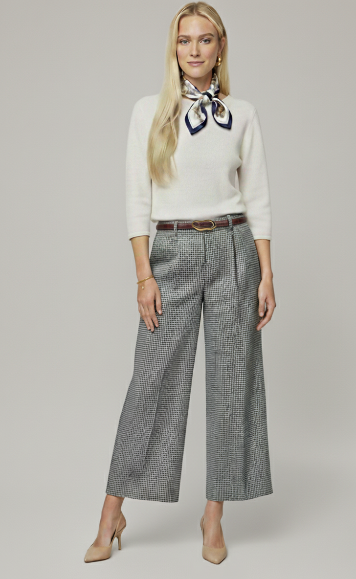 Skinny Croco Belt with Thin Asymmetrical Buckle