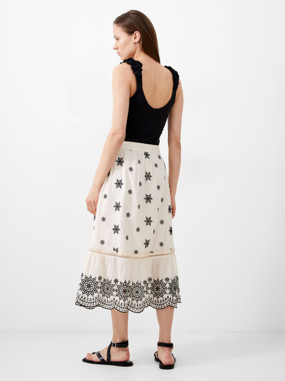 Final Sale - Embroidered Felicity Skirt