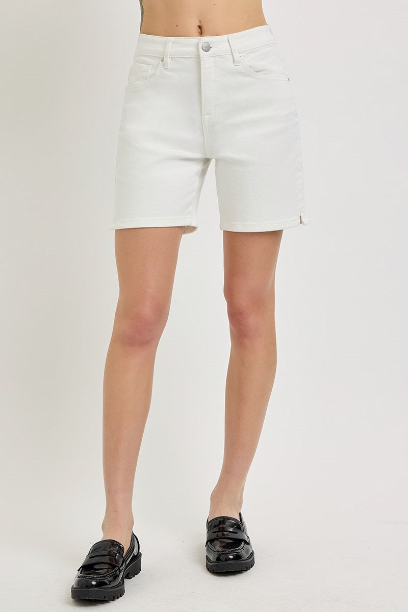 Tummy Control High Rise Relaxed Mid Lenght Shorts