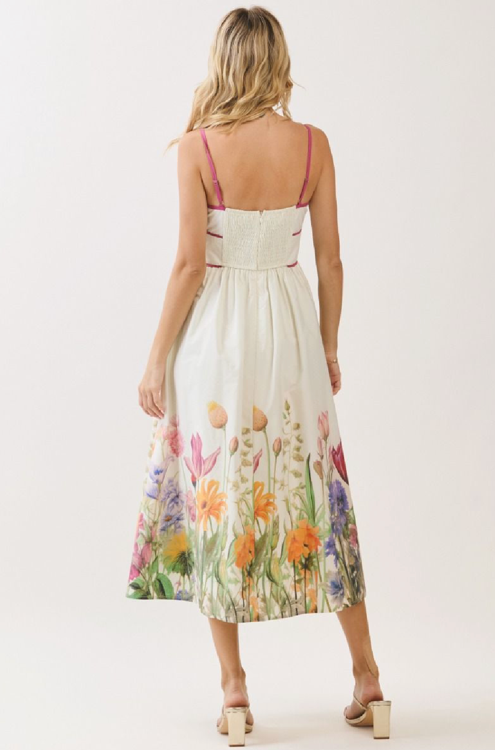 Sleeveless Cami Midi Dress