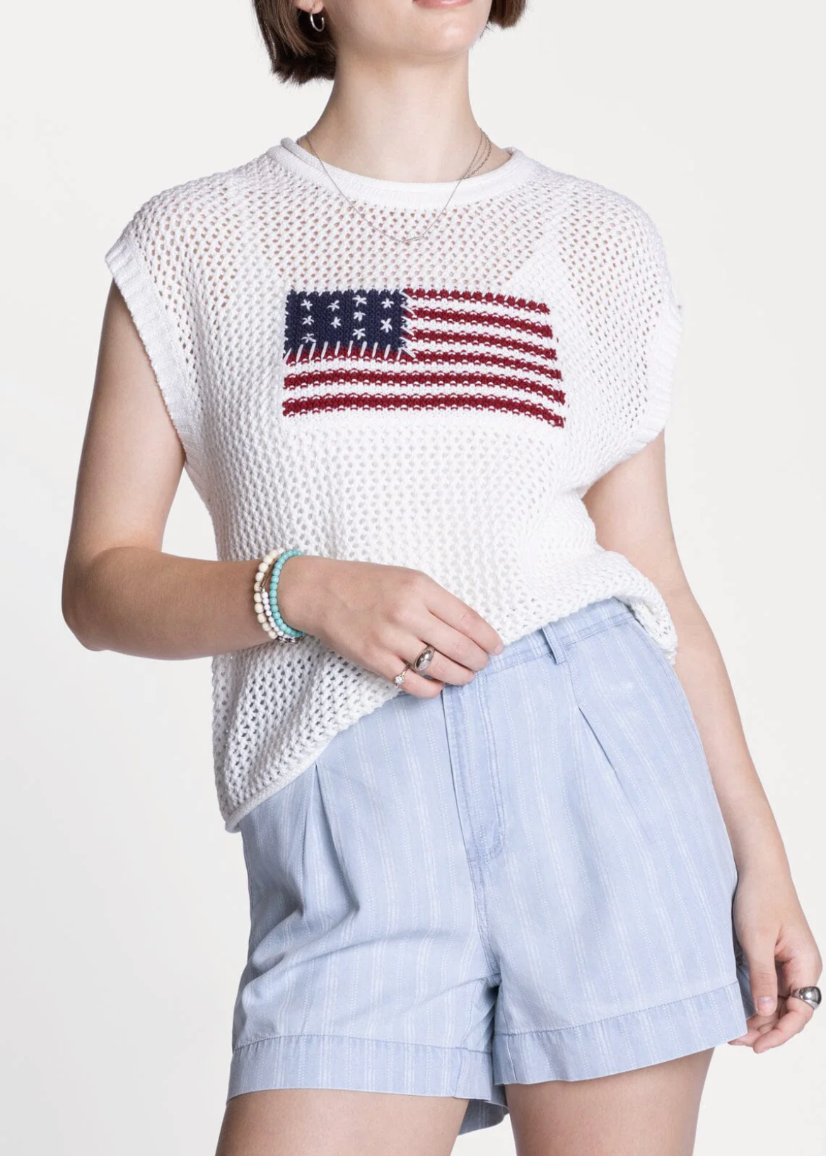 Acer Knit Flag Top