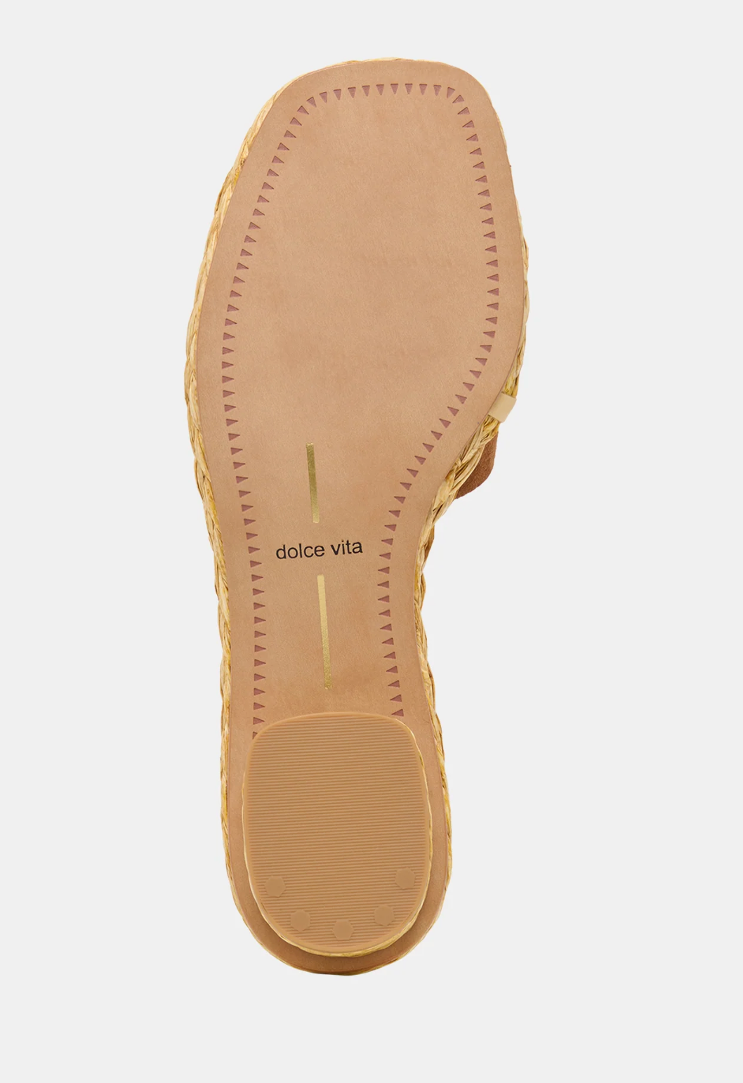 Dixi Sandals Lt Natural Cross Hatch Raffia