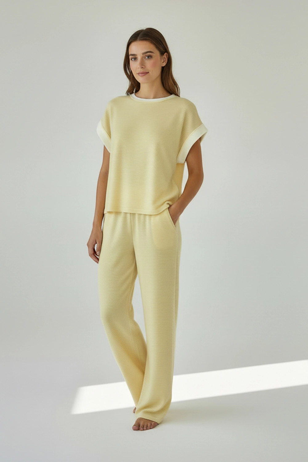 Mineral Washed Open Back Oversized Top