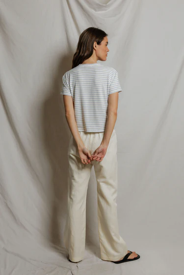 Erin Short Sleeve Crew Neck Baby Tee