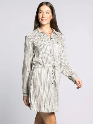 The Edna Dress With a Tie Waist