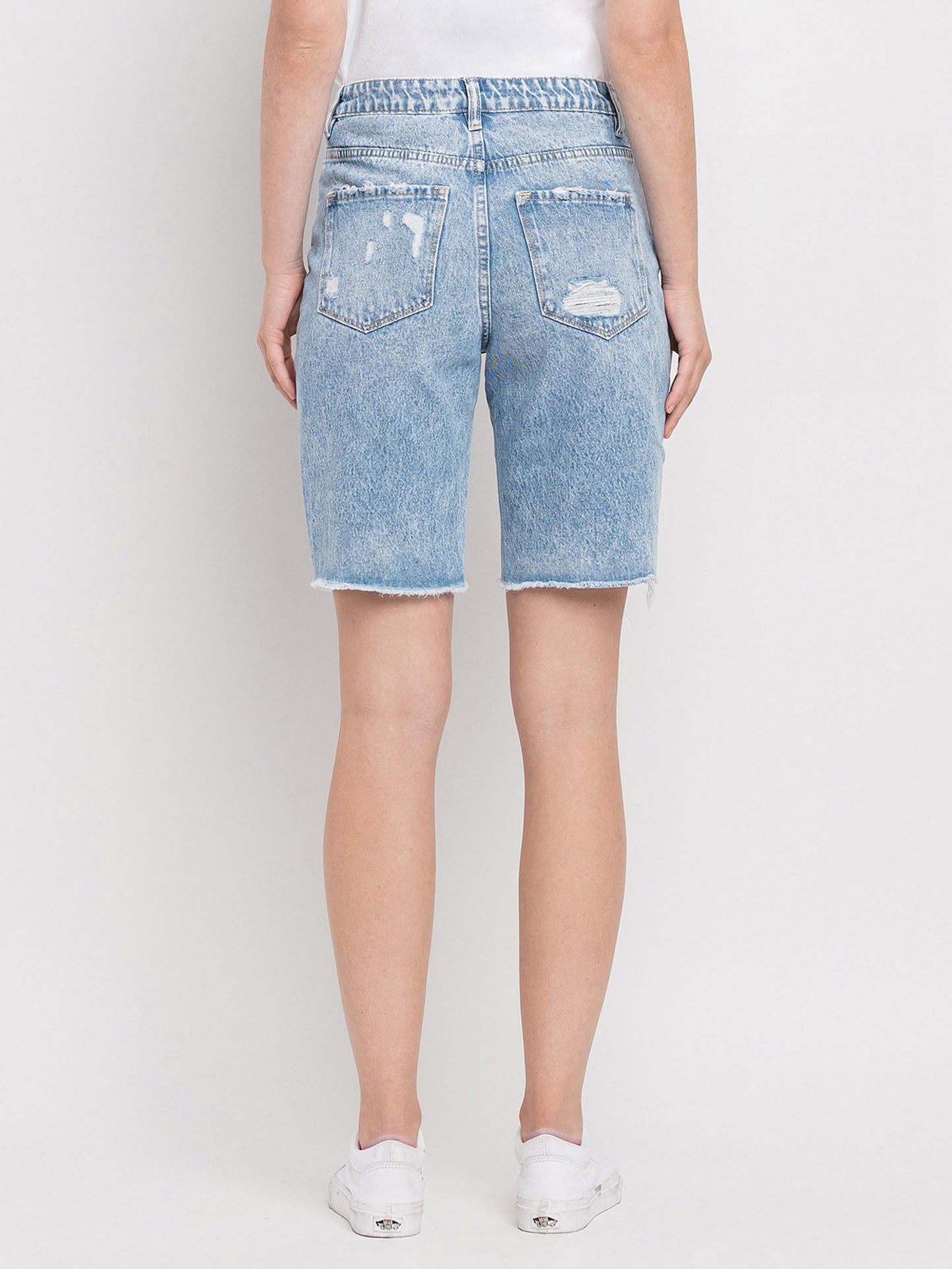 Super High Rise Relaxed Bermuda Shorts