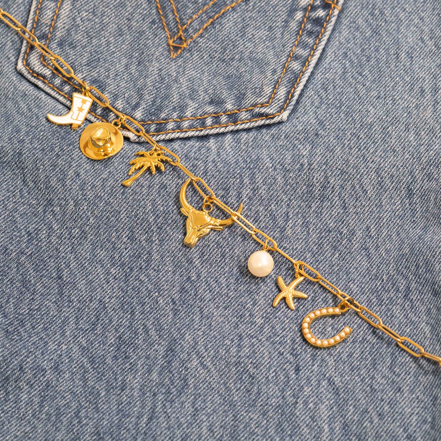Glass Pearl Charms