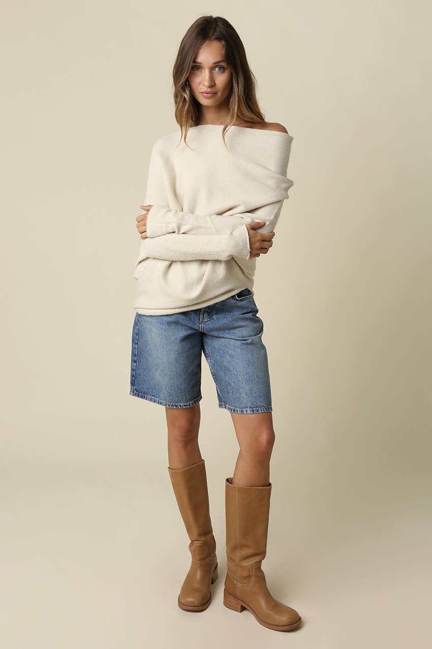 Amar Asymmetric Sweater