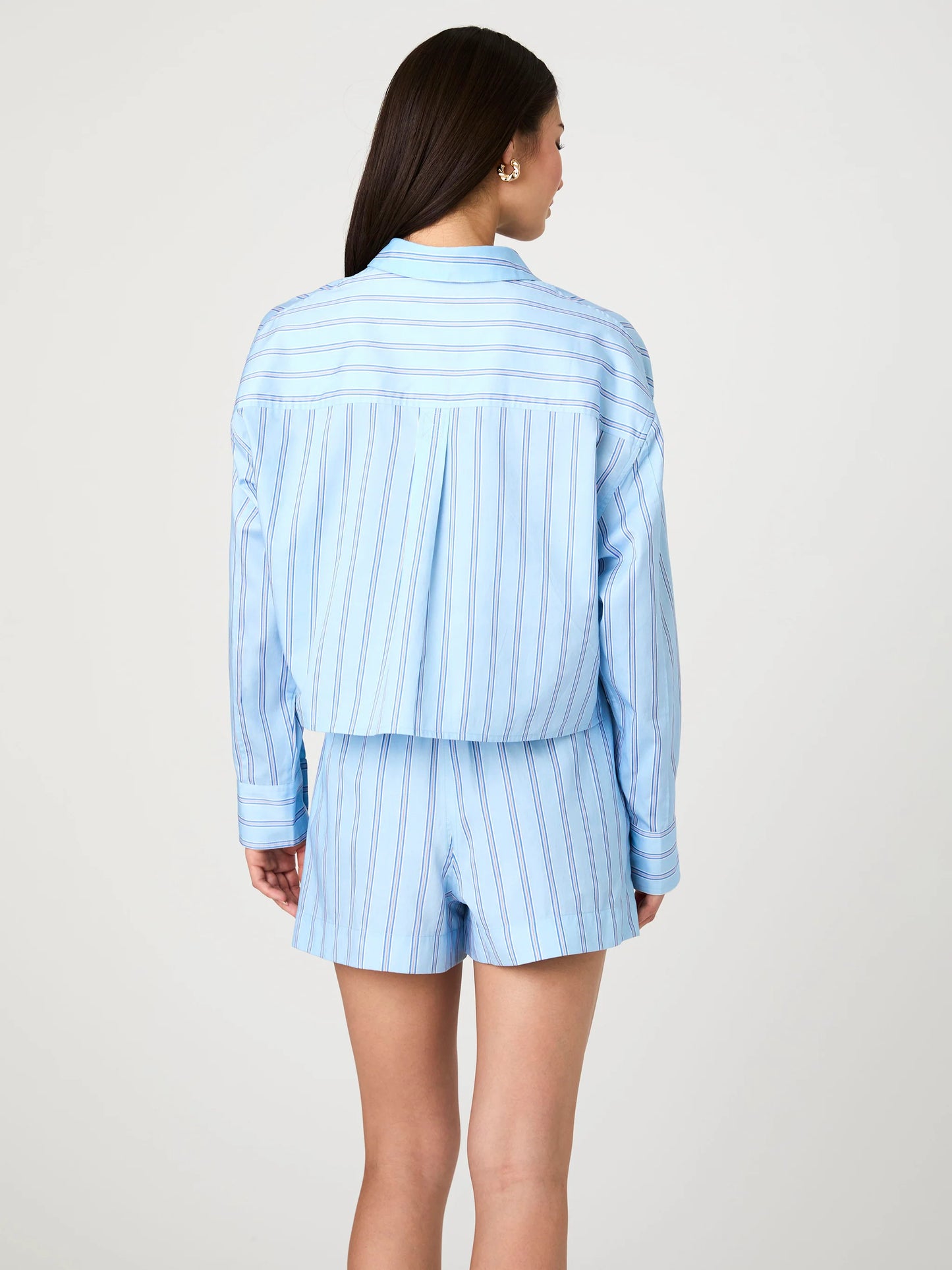 Lorenzo Stripe Cropped Shirt
