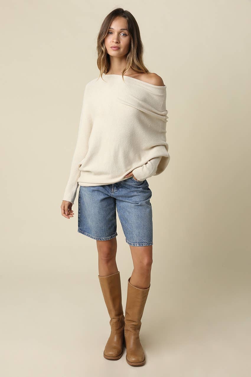 Amar Asymmetric Sweater