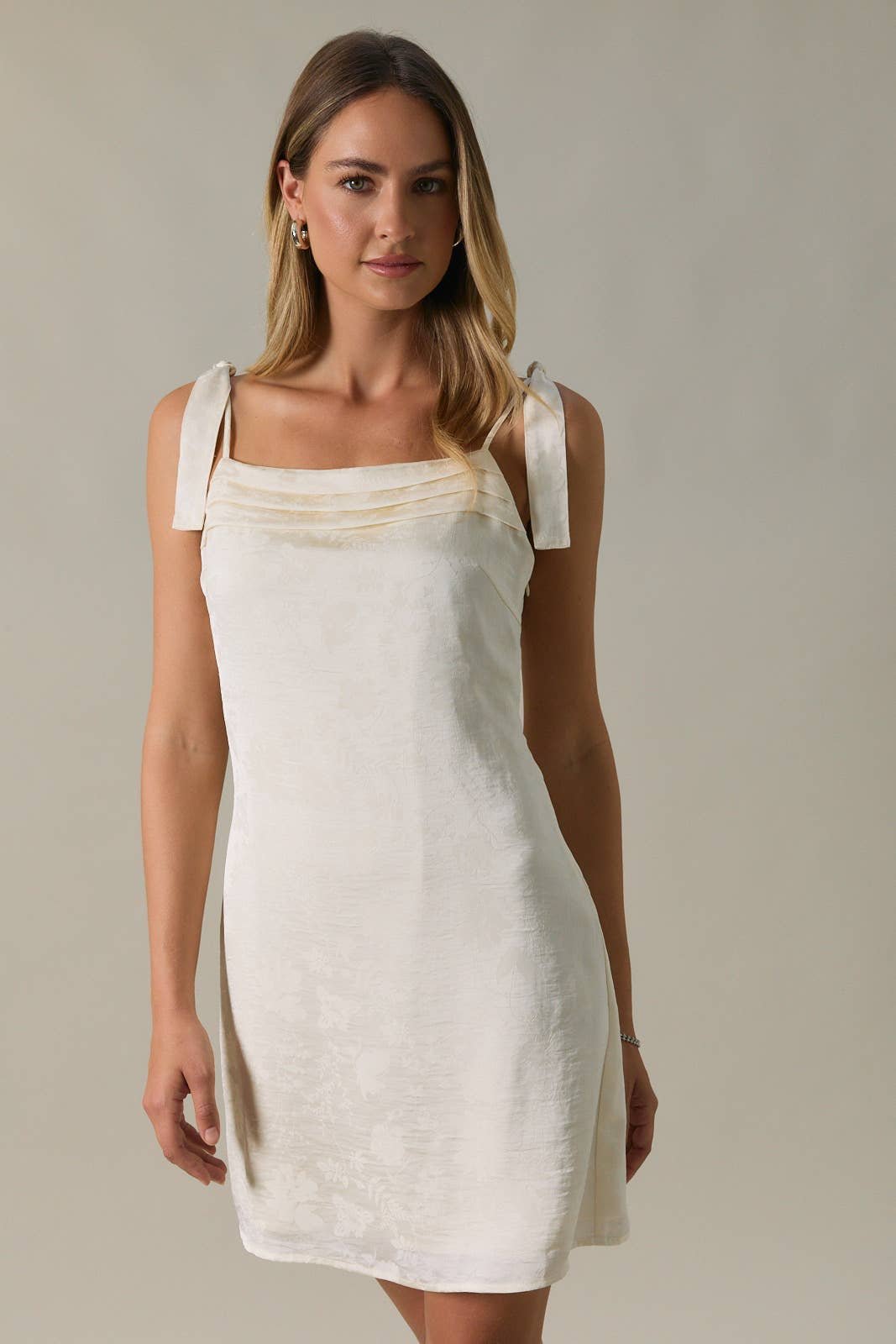 Sleeveless Cowl Neck Shoulder Straps Slip Dress