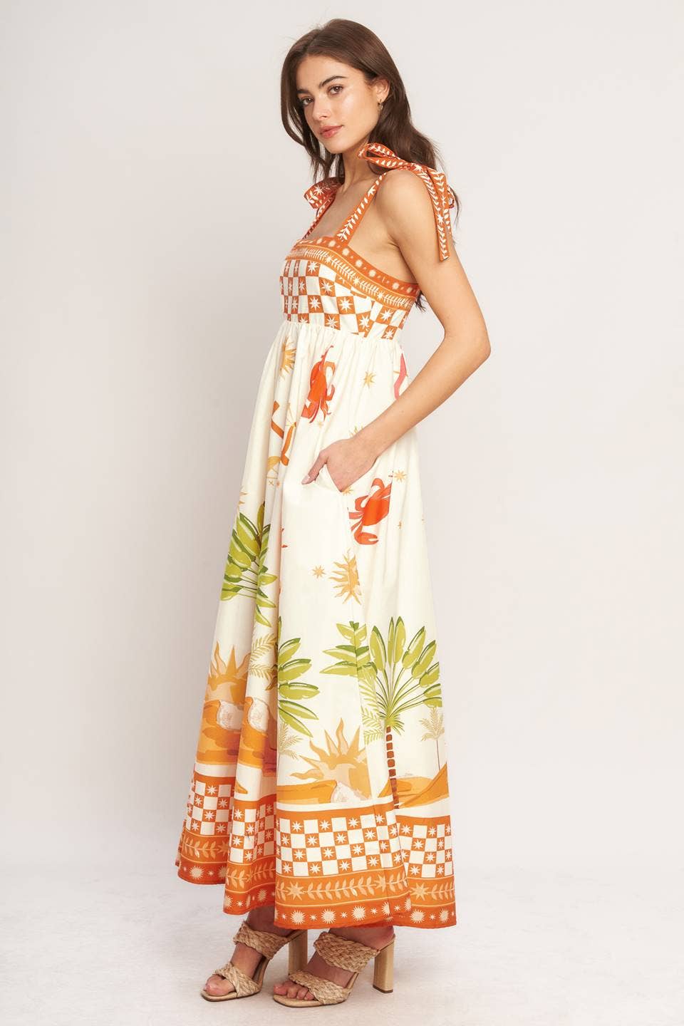 Tracy Woven Maxi Dress