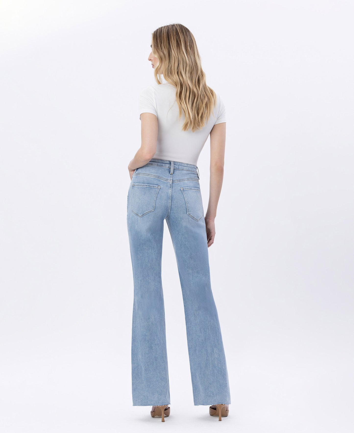 90’s Vintage Super High Rise Flare Jean