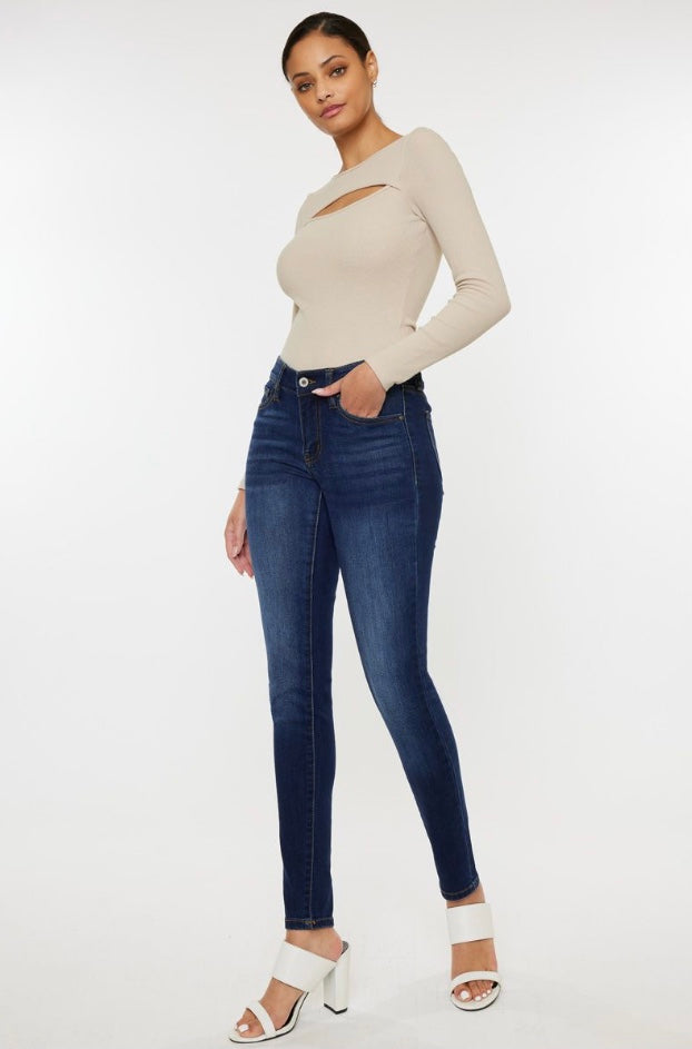 Mid Rise Super Skinny Jeans