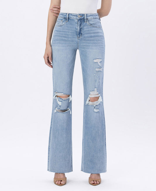 90’s Vintage Super High Rise Flare Jean
