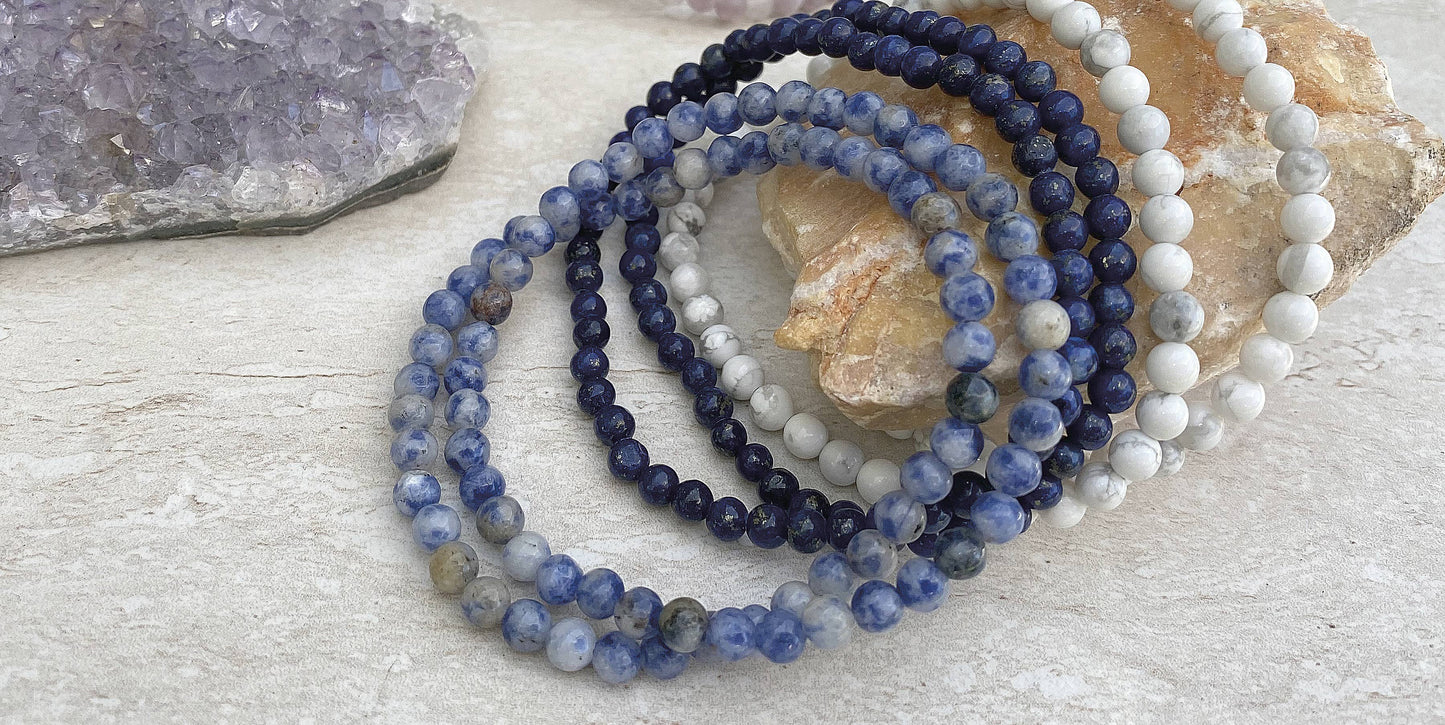Mini Gemstones Stretch Bracelets