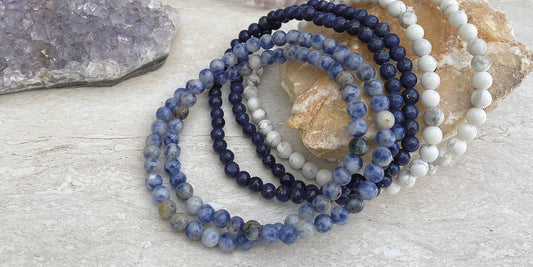 Mini Gemstones Stretch Bracelets