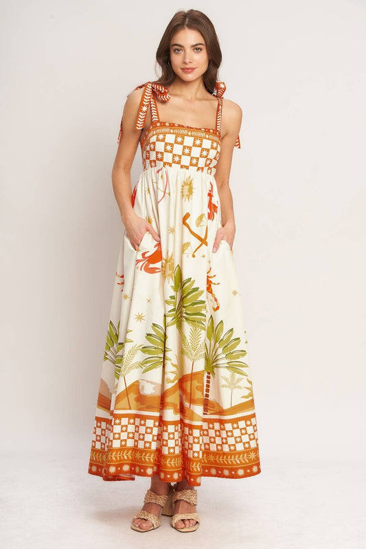 Tracy Woven Maxi Dress