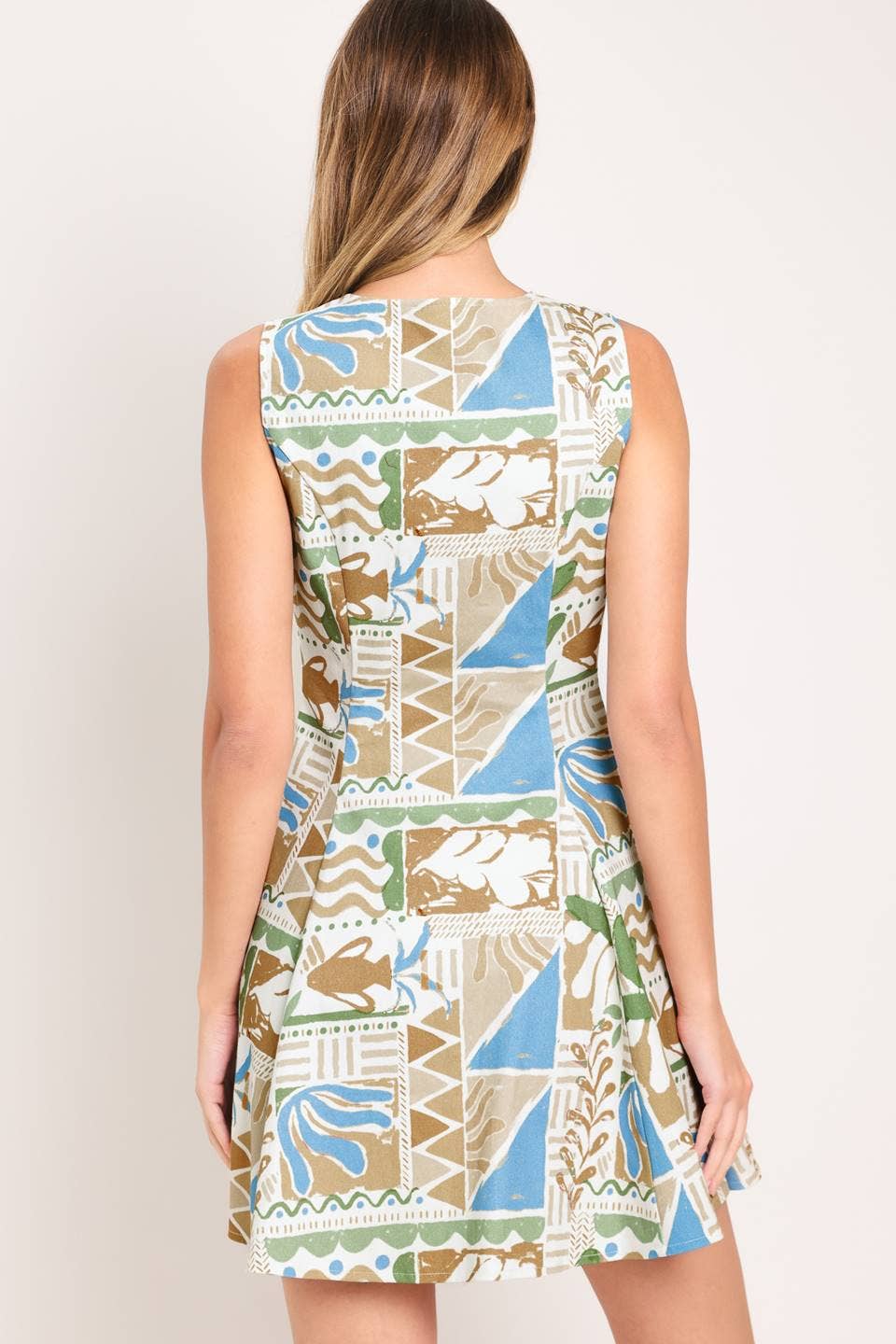 Sand & Sea Woven Button Front Dress