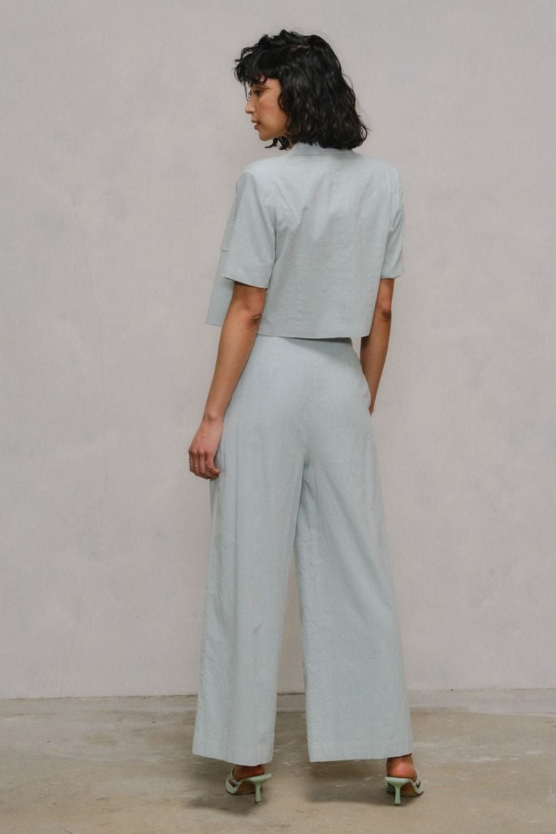 Final Sale - Wide Leg Belted Pants