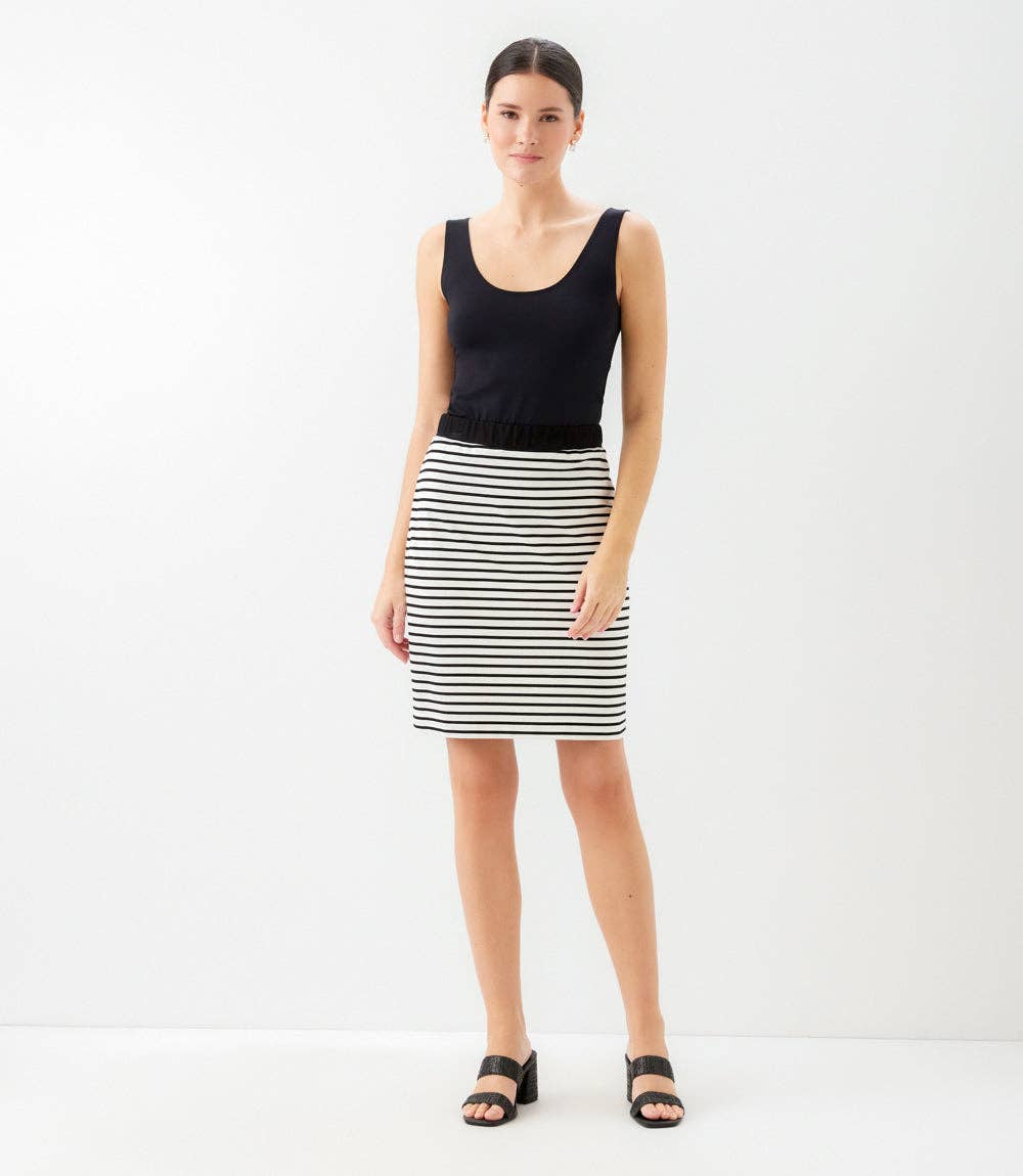 Stripe Short Skirt