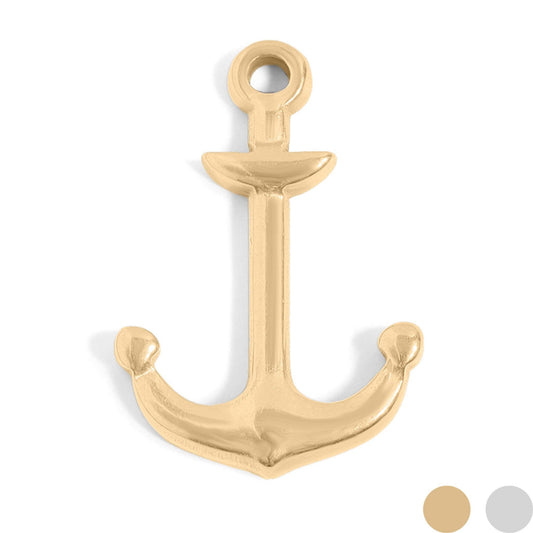 18K PVD Stainless Steel Anchor Charm