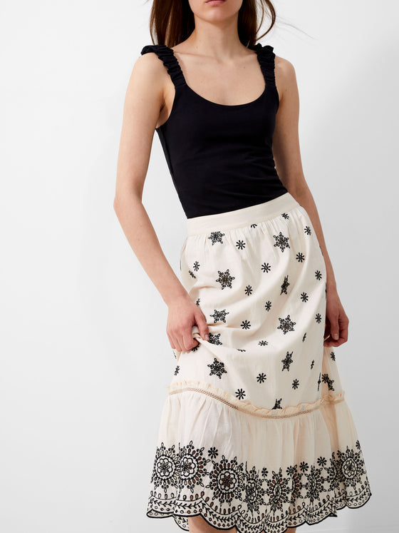 Final Sale - Embroidered Felicity Skirt