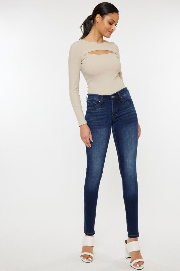Mid Rise Super Skinny Jeans