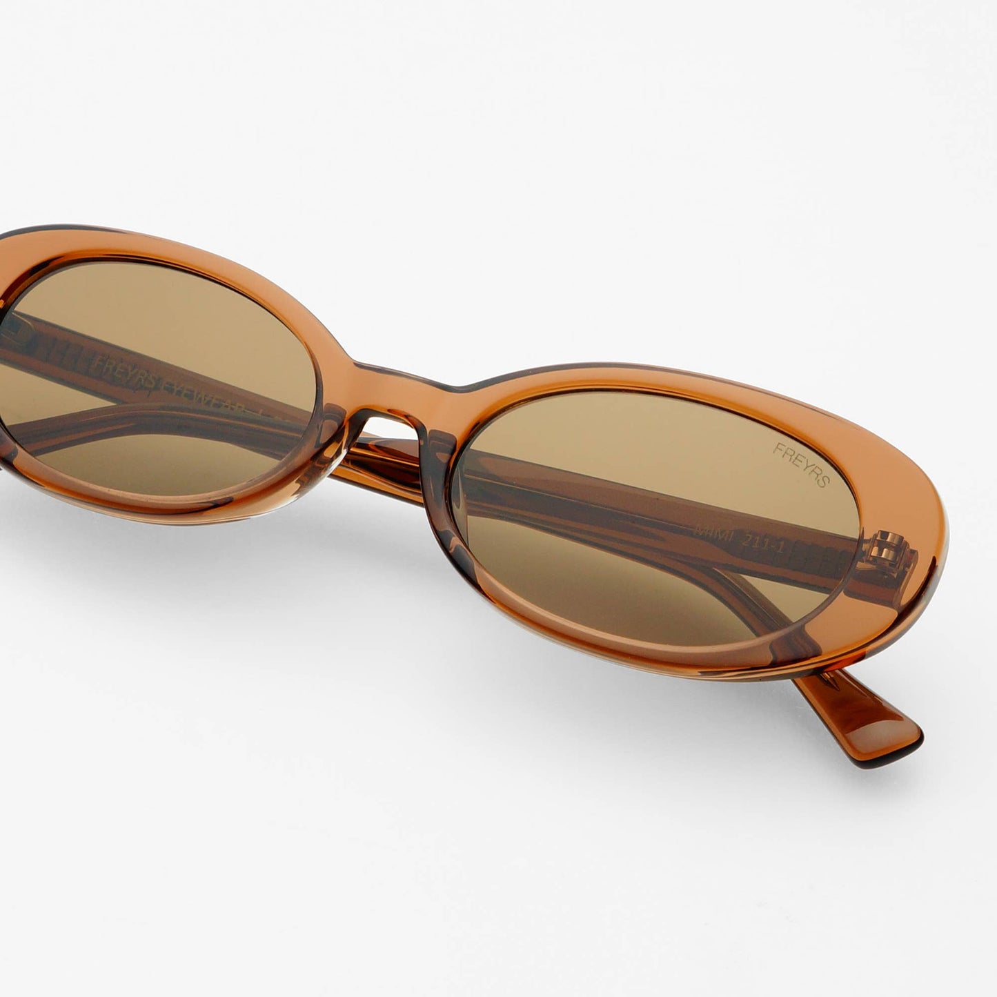 Mimi Acetate Oval Sunglasses