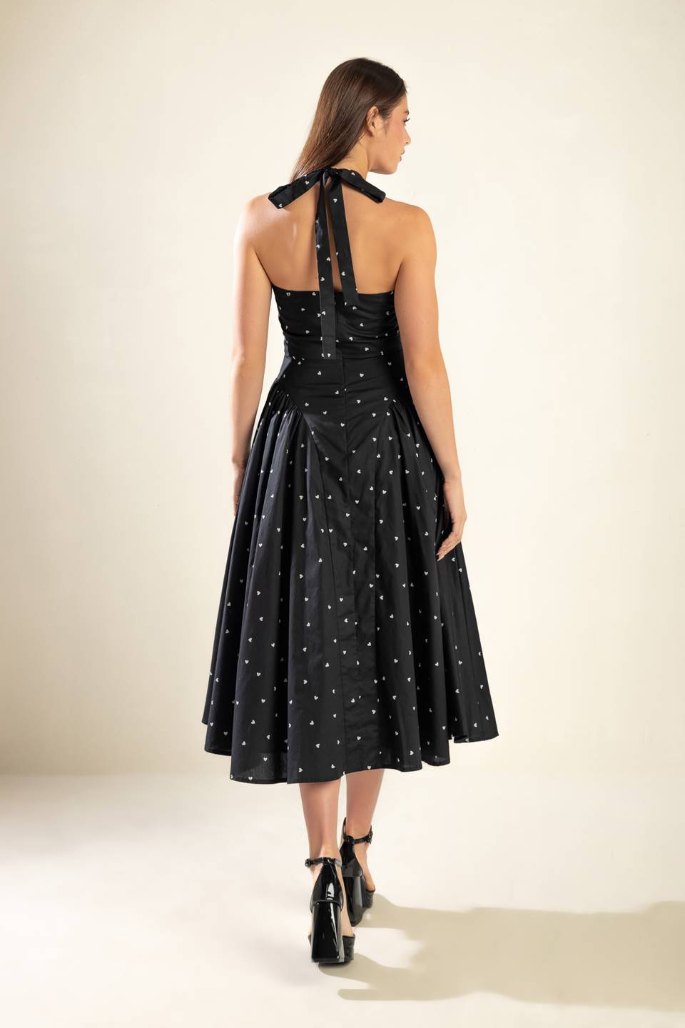 Final Sale - Printed Woven Midi Dress