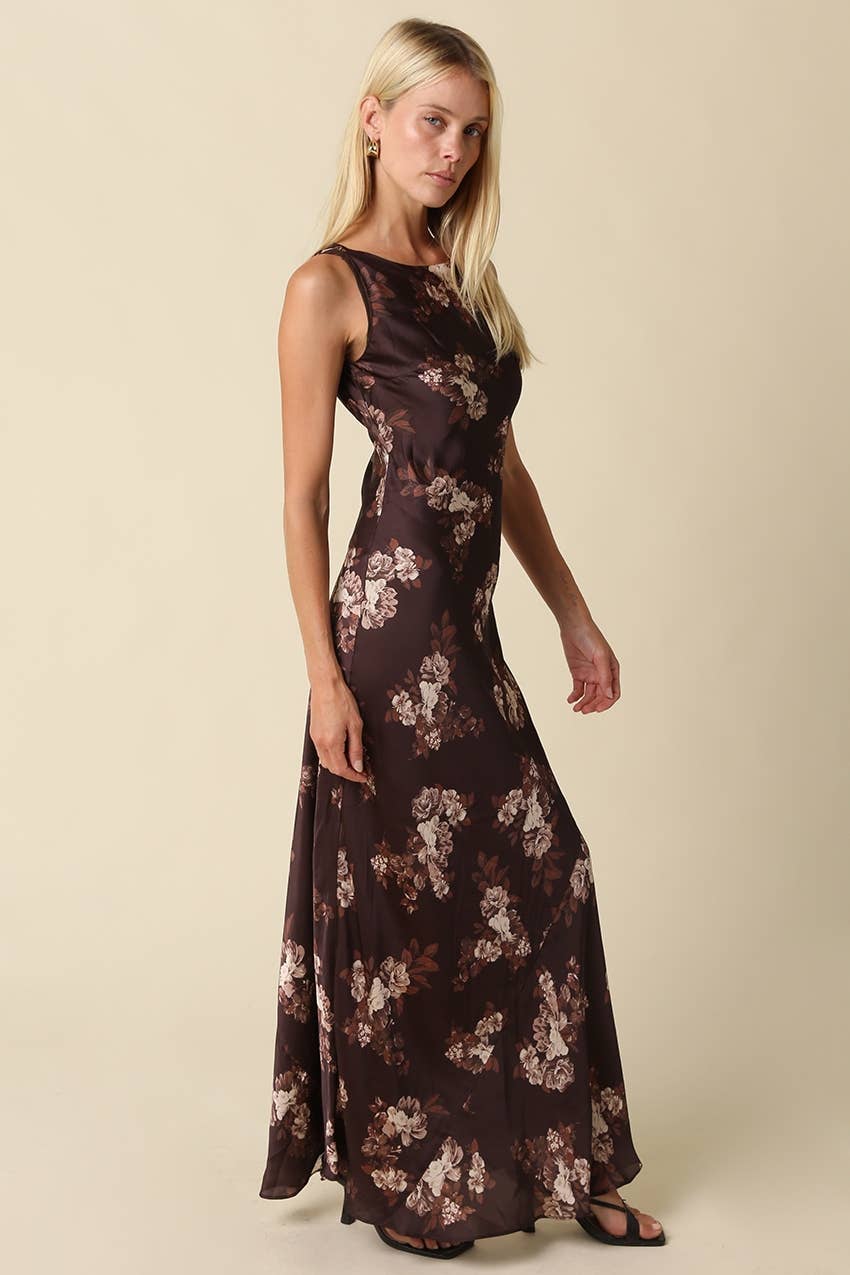 Rayna Floral Sleeveless Maxi Dress