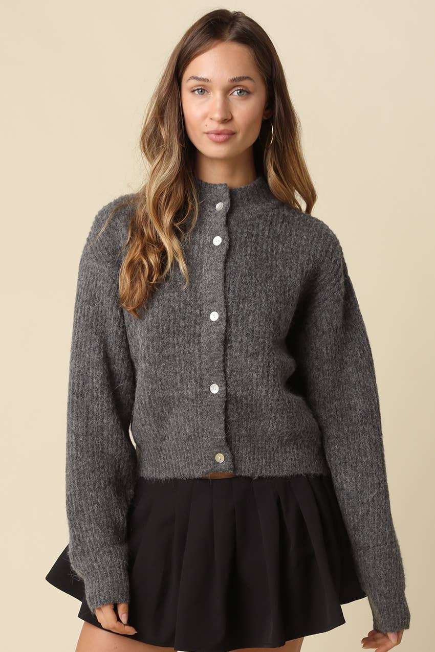 Mila Balloon Sleeve Cardigan