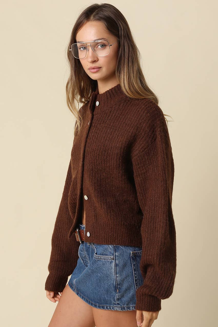 Mila Balloon Sleeve Cardigan