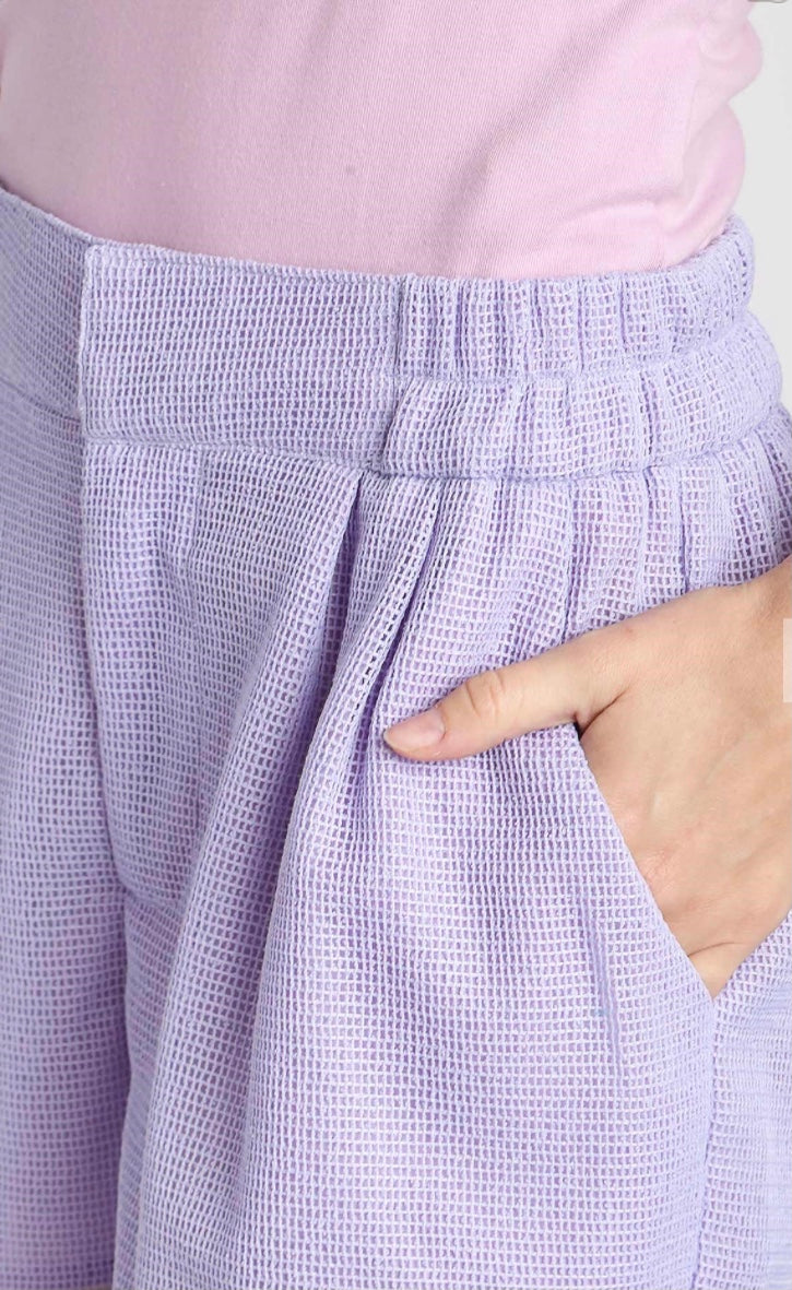 Final Sale - Trouser Buttons Garment Hook Mesh Shorts