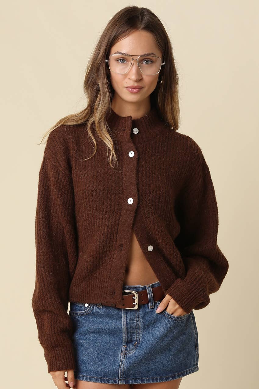 Mila Balloon Sleeve Cardigan