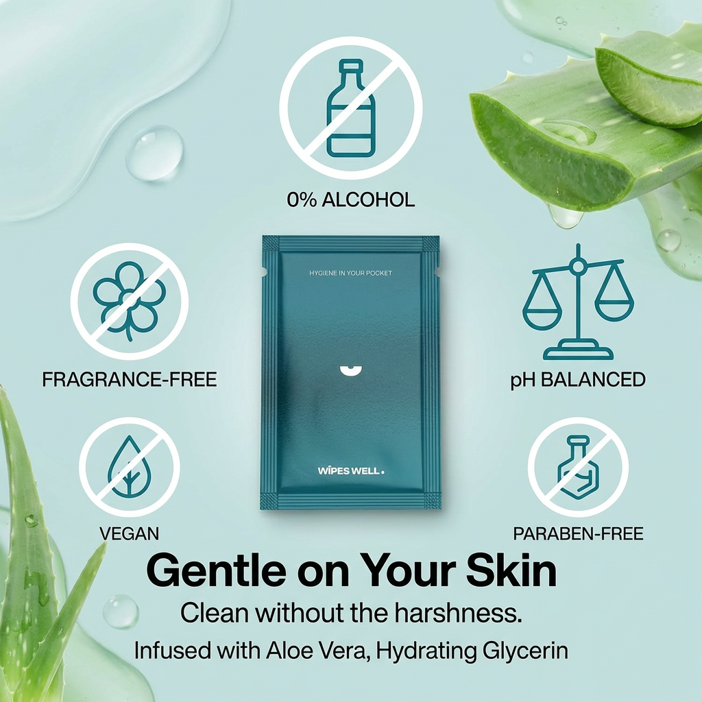 Premium Essentials Wipes - Individually Wrapped - 21 ct