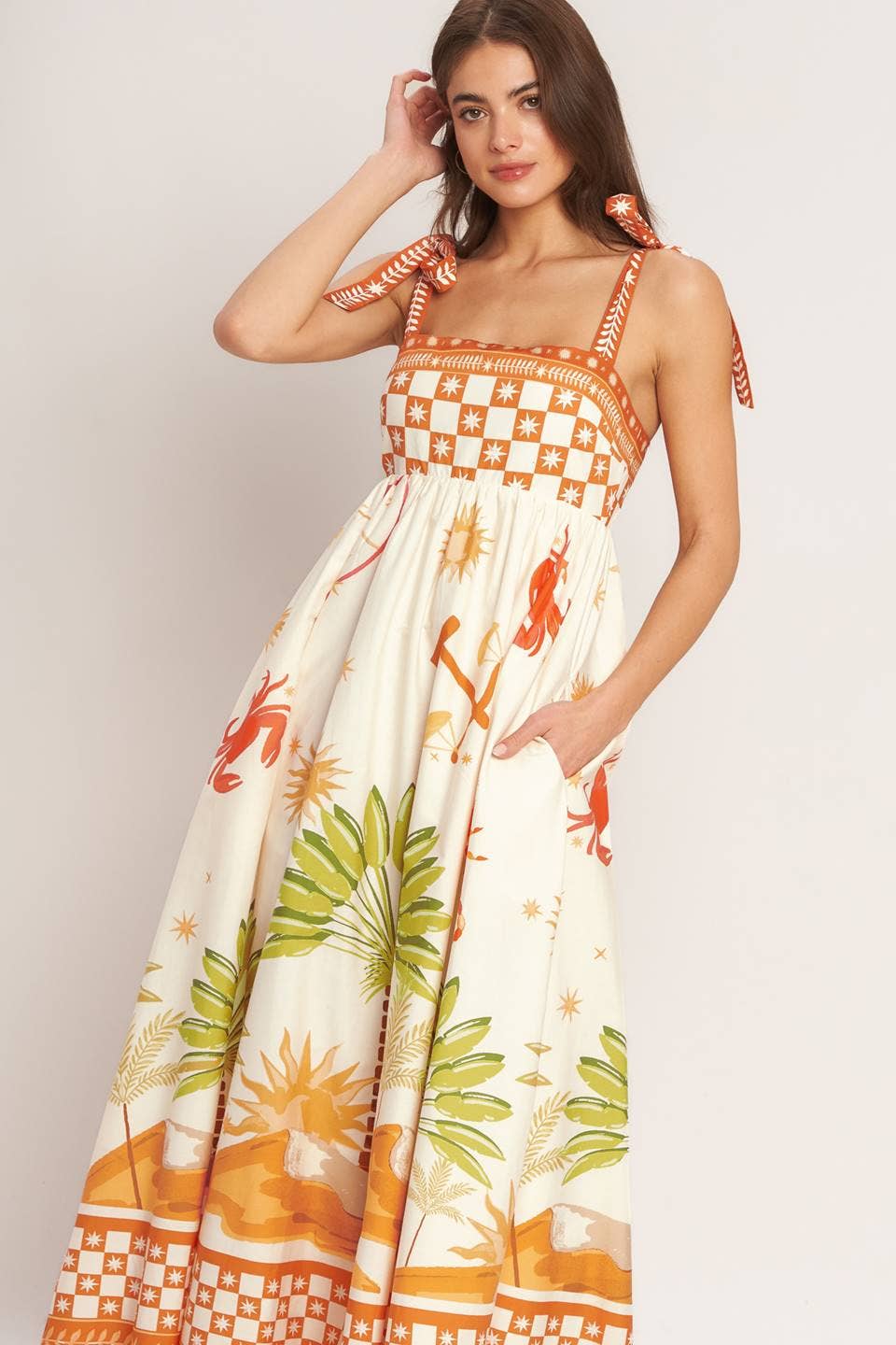 Tracy Woven Maxi Dress