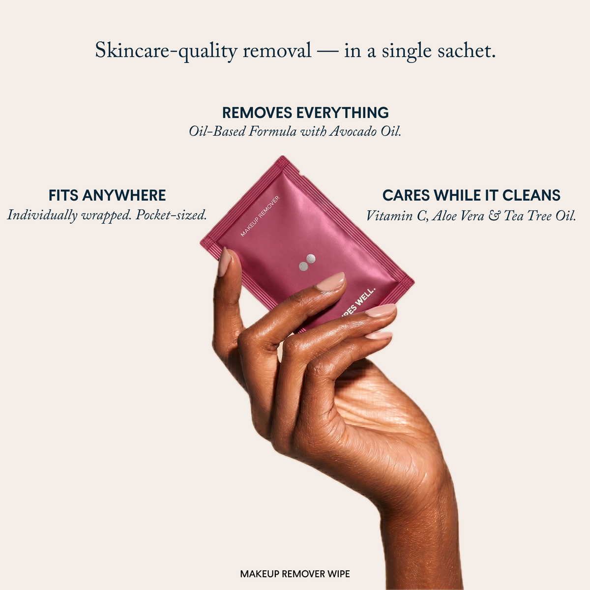 Premium Makeup Remover Wipes - Individually Wrapped - 21 ct