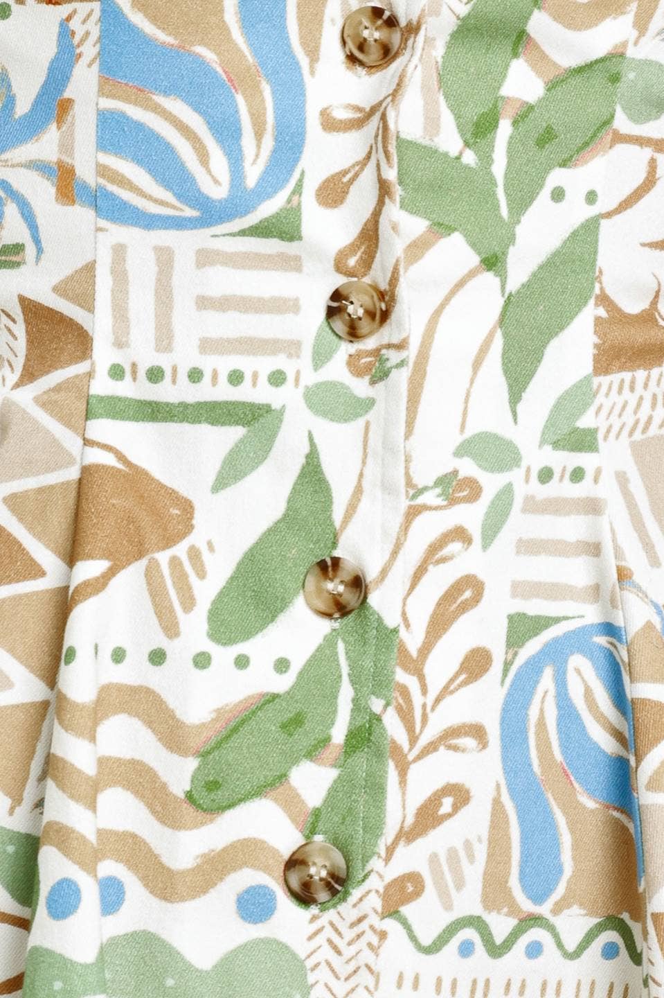 Sand & Sea Woven Button Front Dress