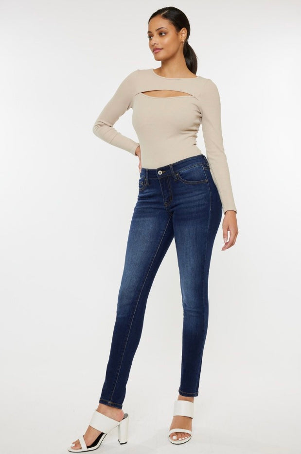 Mid Rise Super Skinny Jeans
