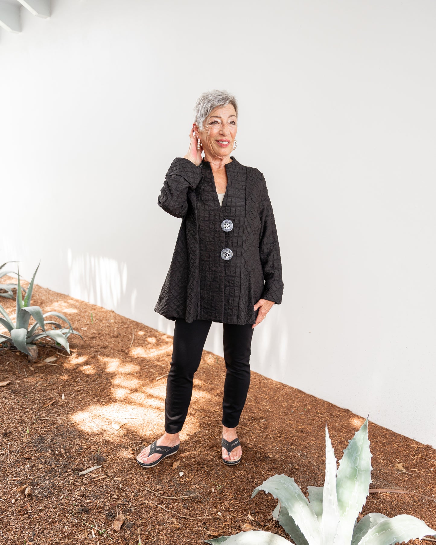Final Sale - Solid Square Jacket