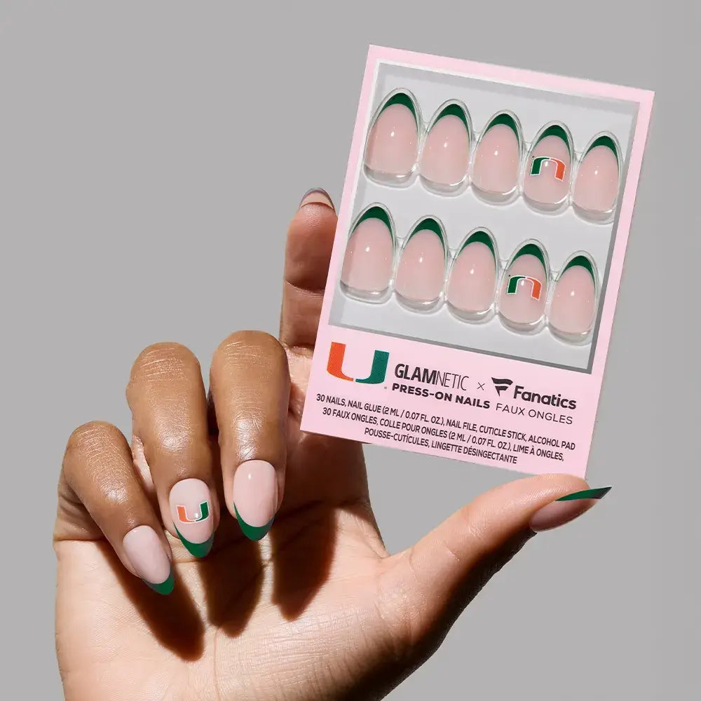 Glamnetic x Fanatics The Collegiate Press-On Nail Collection