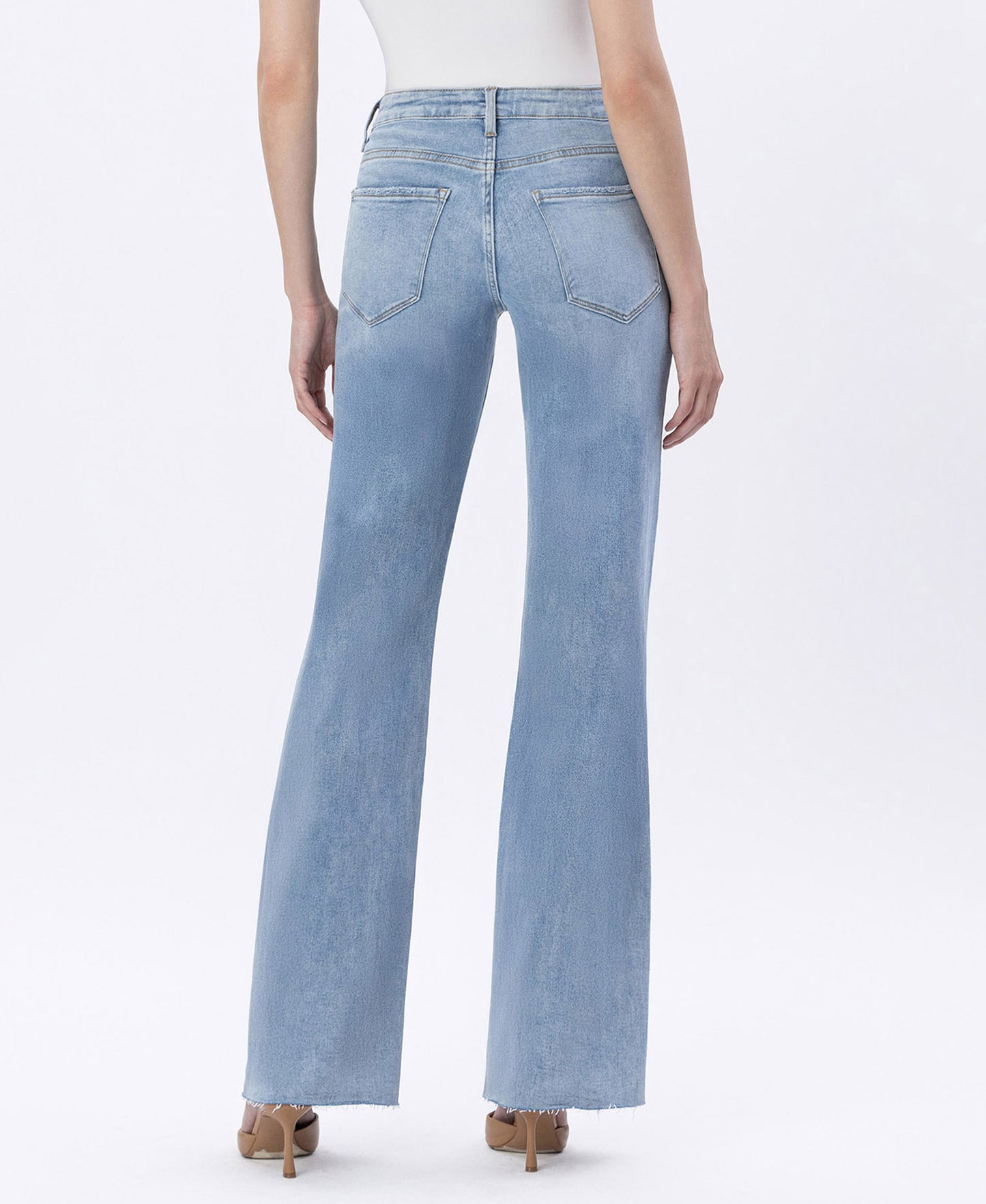 90’s Vintage Super High Rise Flare Jean