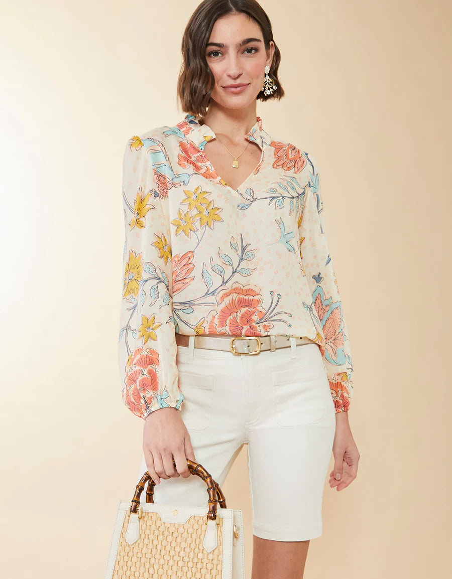 Lina Bermuda Short Buttercream