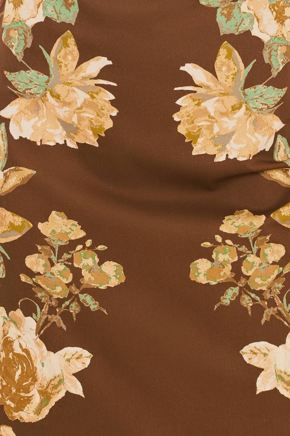 Autumn Romance Floral Midi Dress
