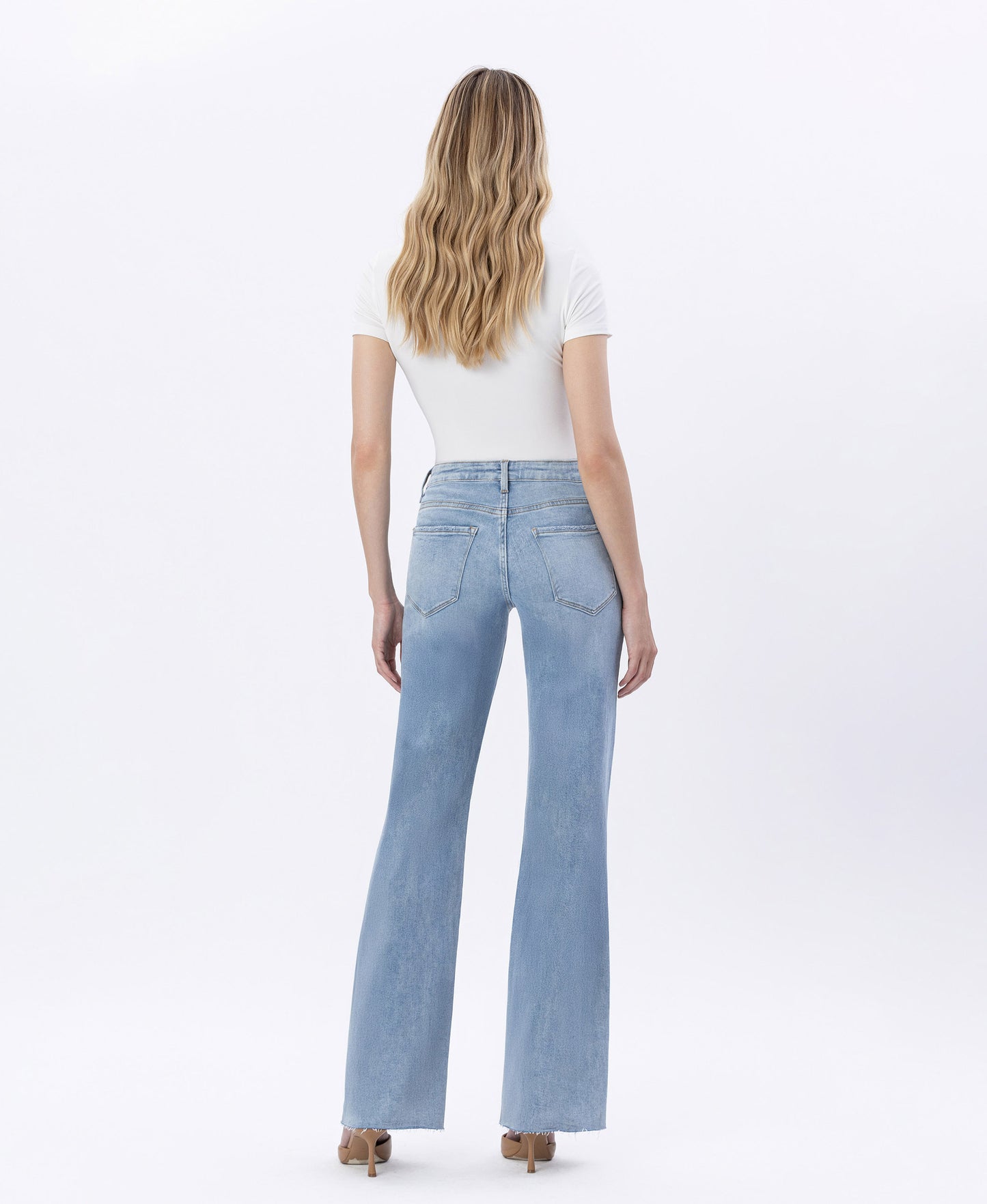 90’s Vintage Super High Rise Flare Jean