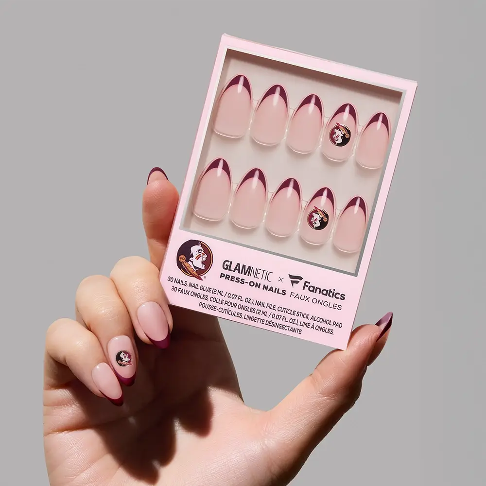 Glamnetic x Fanatics The Collegiate Press-On Nail Collection