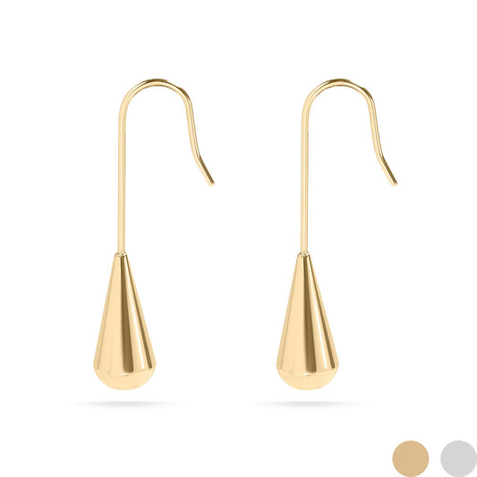 18K Gold PVD Stainless Steel Drop Earrings